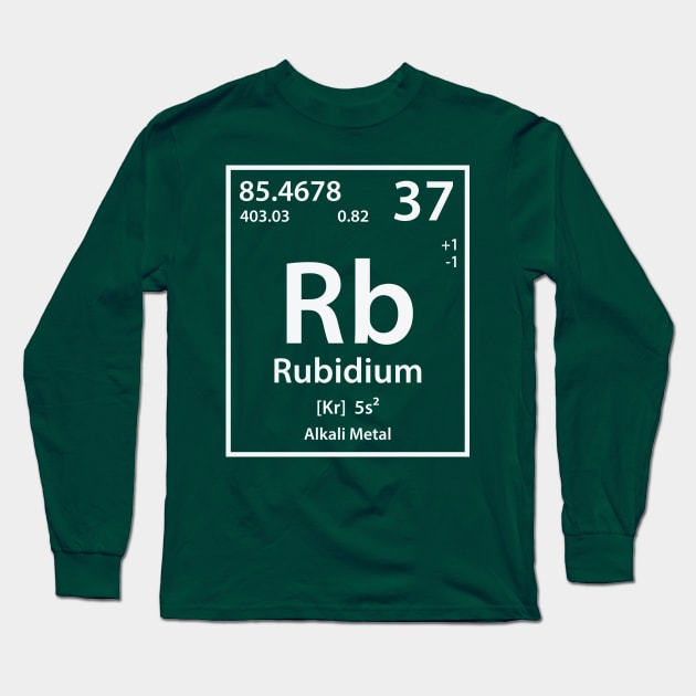 Rubidium Element Long Sleeve T-Shirt by cerebrands